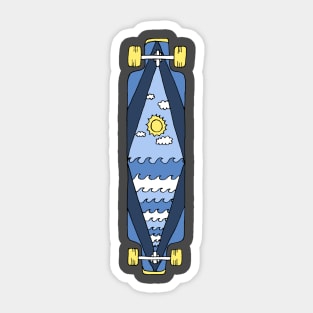 Longboard Sticker